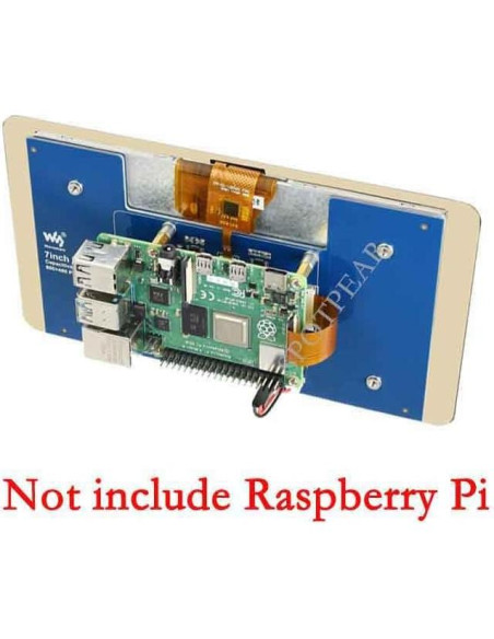 Pantalla Táctil Capacitiva 7" Spotpear 800x480 para Raspberry Pi