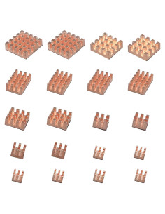 Disipadores de Calor de Cobre ZDE para Raspberry Pi 5 y 4