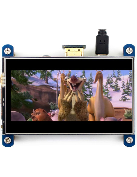 Pantalla LCD HDMI 4" Waveshare IPS Táctil 480x800 Raspberry Pi