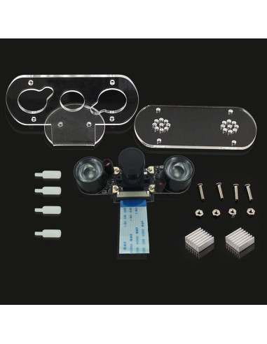 Cámara Raspberry Pi 5MP DEVMO con Visión Nocturna 1080p