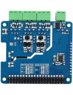 HAT RS485 CAN (B) Coolwell para Raspberry Pi, 2-Ch RS485 y 1-Ch CAN 2