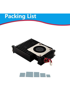 Enfriador Activo para Raspberry Pi 5 WEIYIXING con Ventilador PWM 2