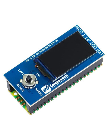 Placa Raspberry Pi Pico con HAT LCD 1.14" sb components