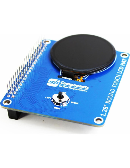 HAT LCD Táctil Redondo SB Components 1.28" 240x240 para Raspberry Pi