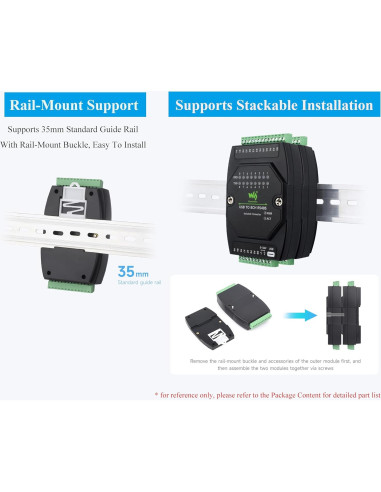 Convertidor USB a 8CH RS485 UeeKKoo Aislado Industrial