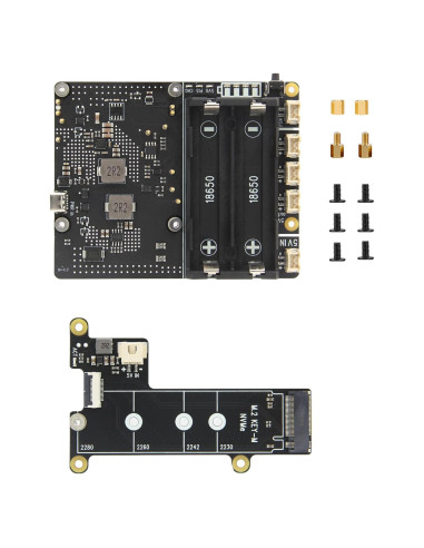 Geekworm X1201 UPS Shield 5V para Raspberry Pi 5 - 5A