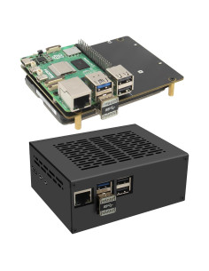 Geekworm X1100 Caja Metal para HDD/SSD 2.5" Raspberry Pi 5