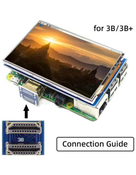 Conector HDMI a Micro HDMI NFHK Tipo D Angulado 2pcs para Raspberry Pi