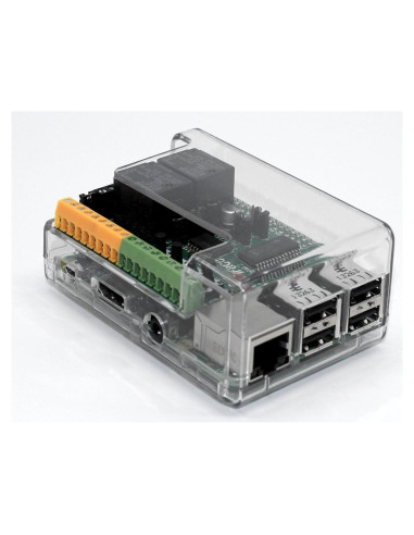 Caja Protectora Transparente para Raspberry Pi 3 B+ y PiFace Digital 2