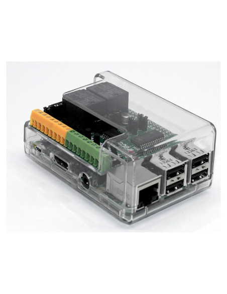 Caja Protectora Transparente para Raspberry Pi 3 B+ y PiFace Digital 2