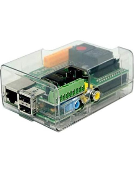 Caja Protectora Transparente para Raspberry Pi 3 B+ y PiFace Digital 2