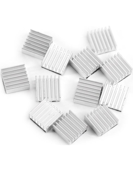 Kit de Disipadores de Calor de Aluminio 12pcs Hilitand para Raspberry Pi