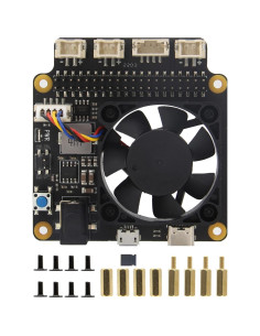 Placa de Gestión de Energía Geekworm X735 V3.0 para Raspberry Pi 4B/3B+ 2
