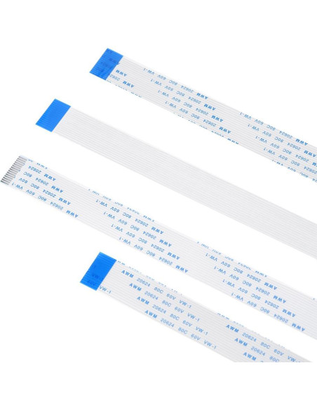 Juego de 3 Cables FFC 15 Pines 30cm 50cm 100cm para Raspberry Pi