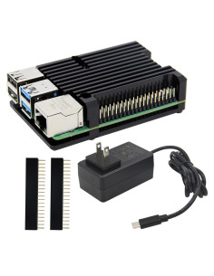 Caja Enfriamiento Pasivo Geekworm para Raspberry Pi 4 - Negro