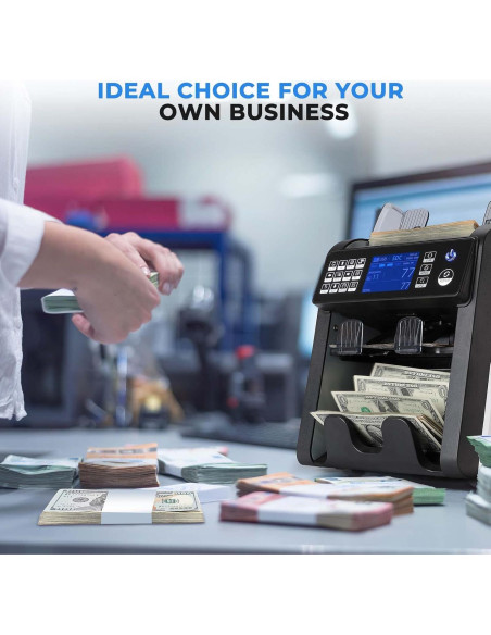 Contadora de Dinero MUNBYN IMC08 Dual con Detección de Falsificaciones