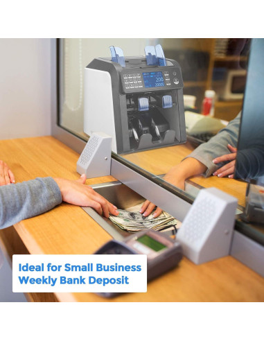 Contadora de Dinero MUNBYN IMC08 Dual con Detección de Falsificaciones