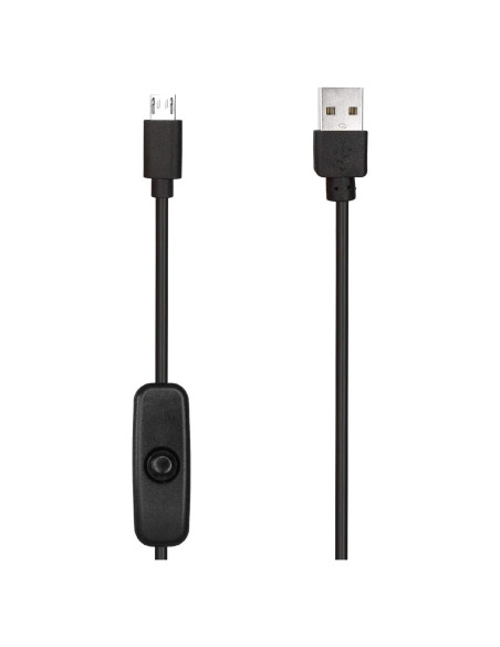 Cable de Extensión USB 2.0 a Micro USB 1.5m MakerSpot con Interruptor