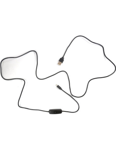 Cable de Extensión USB 2.0 a Micro USB 1.5m MakerSpot con Interruptor