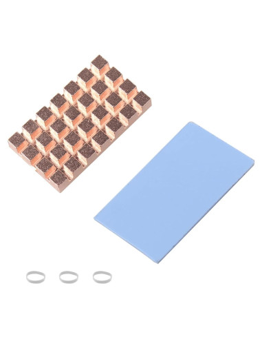 Disipador de Calor M.2 2242 ZDE Cobre con Almohadilla Térmica