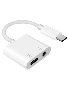 Adaptador de Audio y Carga USB-C 3.5mm Volt Plus Tech