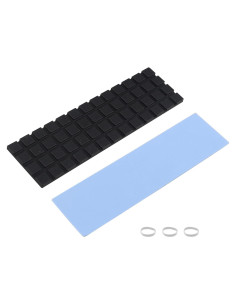 Disipador M.2 SSD ZDE Cobre Puro 70x20x2mm con Almohadilla Térmica