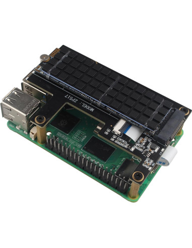 Disipador M.2 SSD ZDE Cobre Puro 70x20x2mm con Almohadilla Térmica