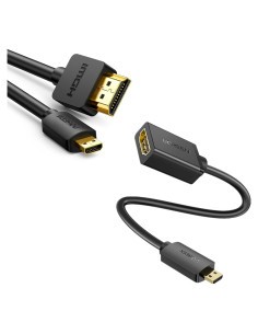 Adaptador UGREEN Micro HDMI a HDMI 4K 60Hz 3FT para GoPro