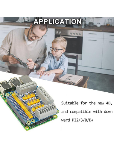 Placa de Expansión GPIO Multifuncional DAOKAI para Raspberry Pi
