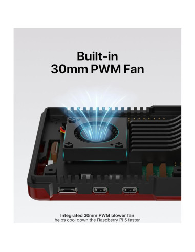 Caja Argon NEO 5 para Raspberry Pi 5 con expansión M.2 NVME