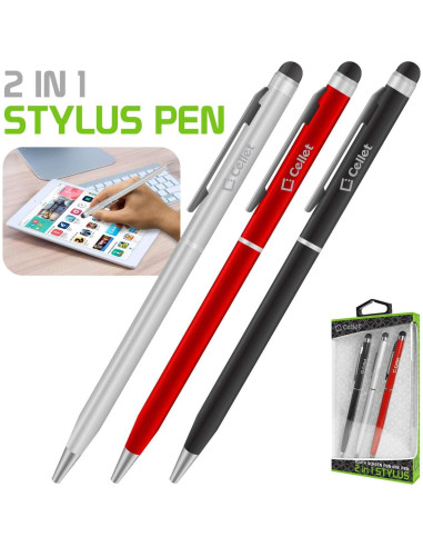 Bolígrafo Stylus PRO para Pantallas Táctiles - 3 Colores