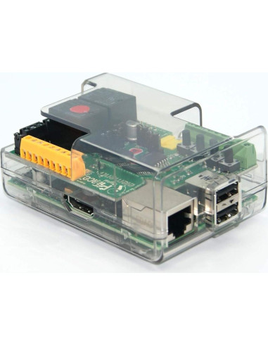 Caja Protectora Transparente para Raspberry Pi con PiFace