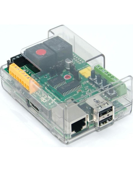 Caja Protectora Transparente para Raspberry Pi con PiFace