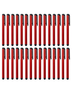 Bolígrafo Digital Capacitivo Tek Styz para Raspberry Pi Zero v1.3 - 3 Pack Rojo