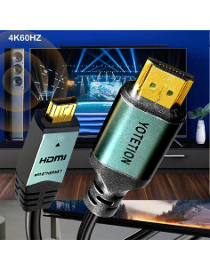 Cable Micro HDMI a HDMI 5.03M Lianjie 4K 60Hz Alta Velocidad 2