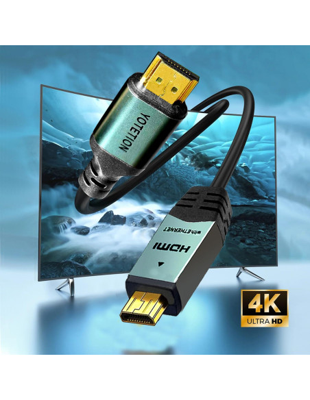 Cable Micro HDMI a HDMI 5.03M Lianjie 4K 60Hz Alta Velocidad