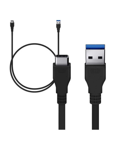 Cable de Carga Rápida USB 3.0 Tipo-C Big-E 1M para Raspberry Pi 4