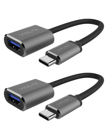 Adaptador USB-C a USB-A 3.0 Volt Plus Tech 2 Pack 5Gbps