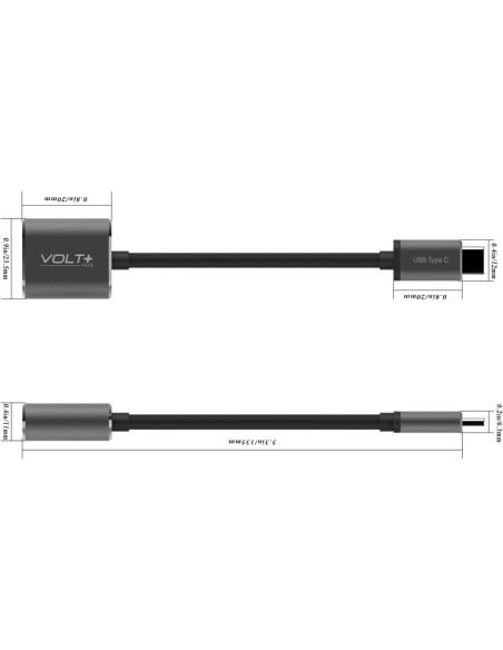 Adaptador USB-C a USB-A 3.0 Volt Plus Tech 2 Pack 5Gbps