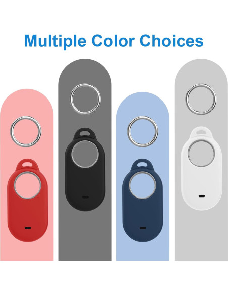 Paquete de 4 fundas de silicona Bougraite para Galaxy SmartTag2