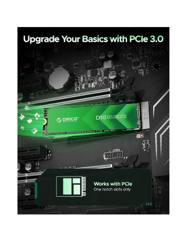 Hub USB-C 9-en-1 ORICO con SSD NVMe 128GB y Ethernet