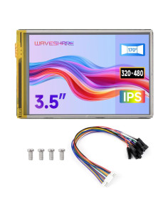Pantalla Táctil Resistiva 3.5" Waveshare IPS 320x480