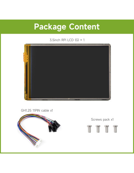 Pantalla Táctil Resistiva 3.5" Waveshare IPS 320x480