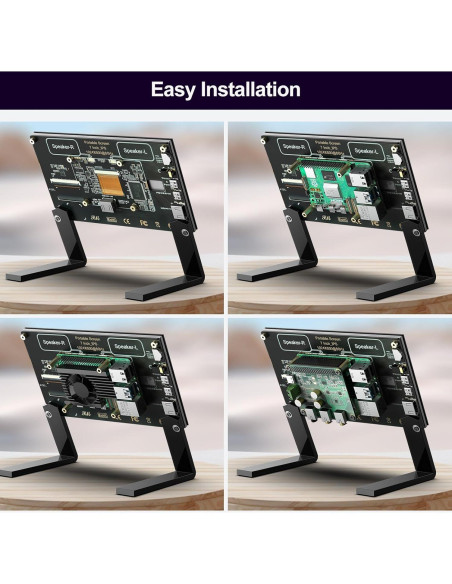 Pantalla Táctil Capacitiva 7" Innomaker 1024x600 HDMI para Raspberry Pi