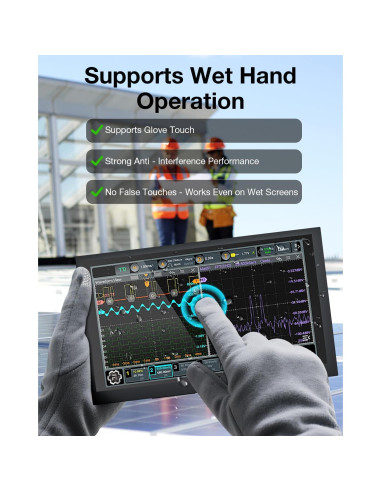 Monitor Táctil WINGCOOL 7" Industrial HDMI USB 1024x600