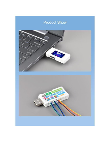 Placa de desarrollo RP2040-GEEK Waveshare con LCD 1.14"