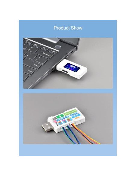 Placa de desarrollo RP2040-GEEK Waveshare con LCD 1.14"