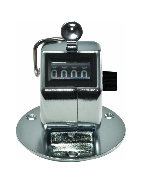 Contador de Tally Advantus Modelo II Cromo 0-9999 Contador de Tally Advantus Modelo II Cromo 0-9999