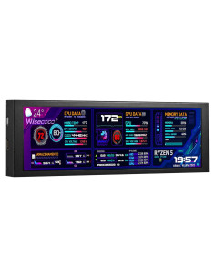 Monitor Mini HD IPS 7.84" Wisecoco 1280x400 LCD para PC