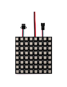 Módulo LED WS2812B RGB 8x8 Píxeles Controlador DC5V